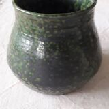 Vase vintage en terre cuite vernissée