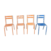 Set de 4 chaises chaises tivoli de Francisco Segarra en métal