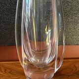 Large sculptural crystal vase from Sèvres, France, 1970s, 51 cm