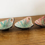 Set of 3 vintage psychedelic raviers