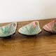Lot de 3 raviers vintage psychédéliques
