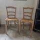 Chaises d'église anciennes