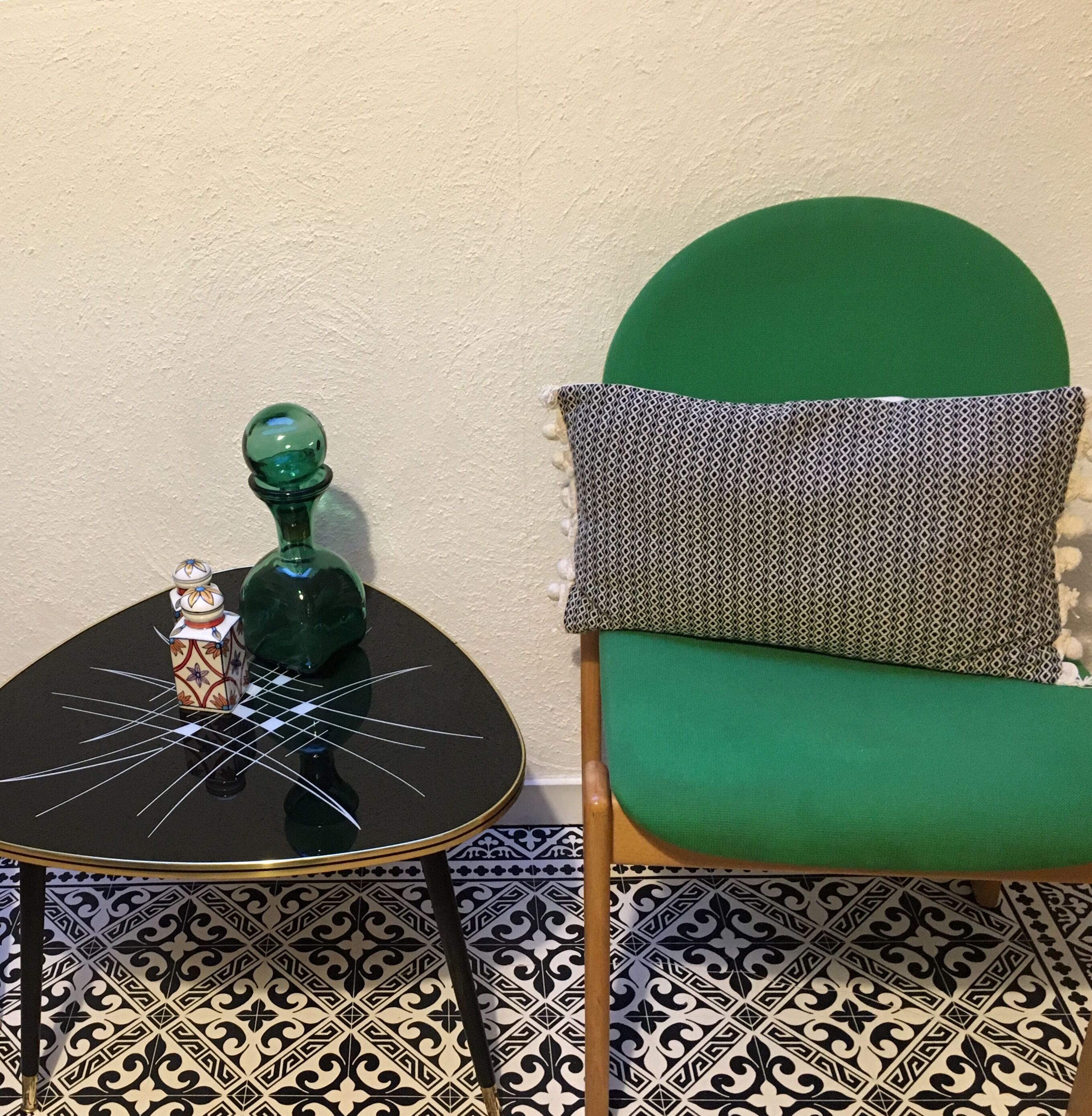 Tripod vintage side table