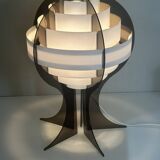 Vintage plastic and Plexiglas lamp from the 70s and 80s