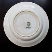 Antique ironstone plate from Saint-Amand – Guadeloupe model