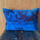 Vintage Turkish Wool Dragon Pillow, Kilim Lumbar Cushion Cover
