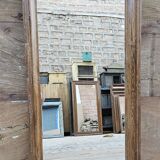 Burmese teak mirror