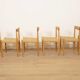 6 x dining chair | Bramin | H.W. Klein | Soaped oak | Restored