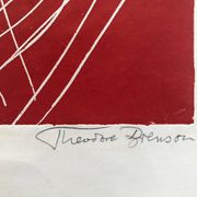 Theodore brenson, untitled, c. 1950. original engraving signed in pencil.