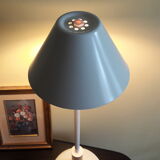 Aluminor metal and wood table lamp