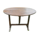 Old winegrower's table solid oak waxed and morning in the old