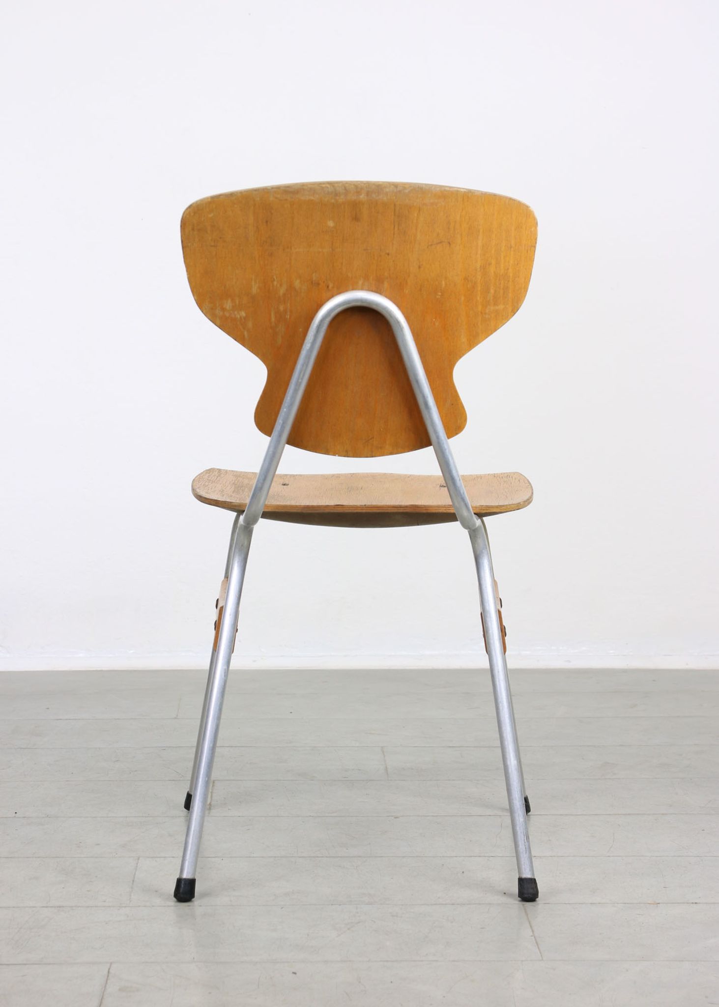 Mid-century plywood chairs by niko kralj, set of 2