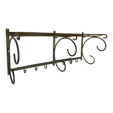 Wall coat rack