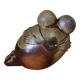 Stoneware box by Charles-Henri Guiéba