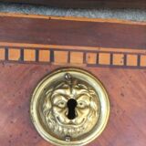 Commode toscane ancienne, époque Louis XVI, fin XVIIIe siècle, placage de n
