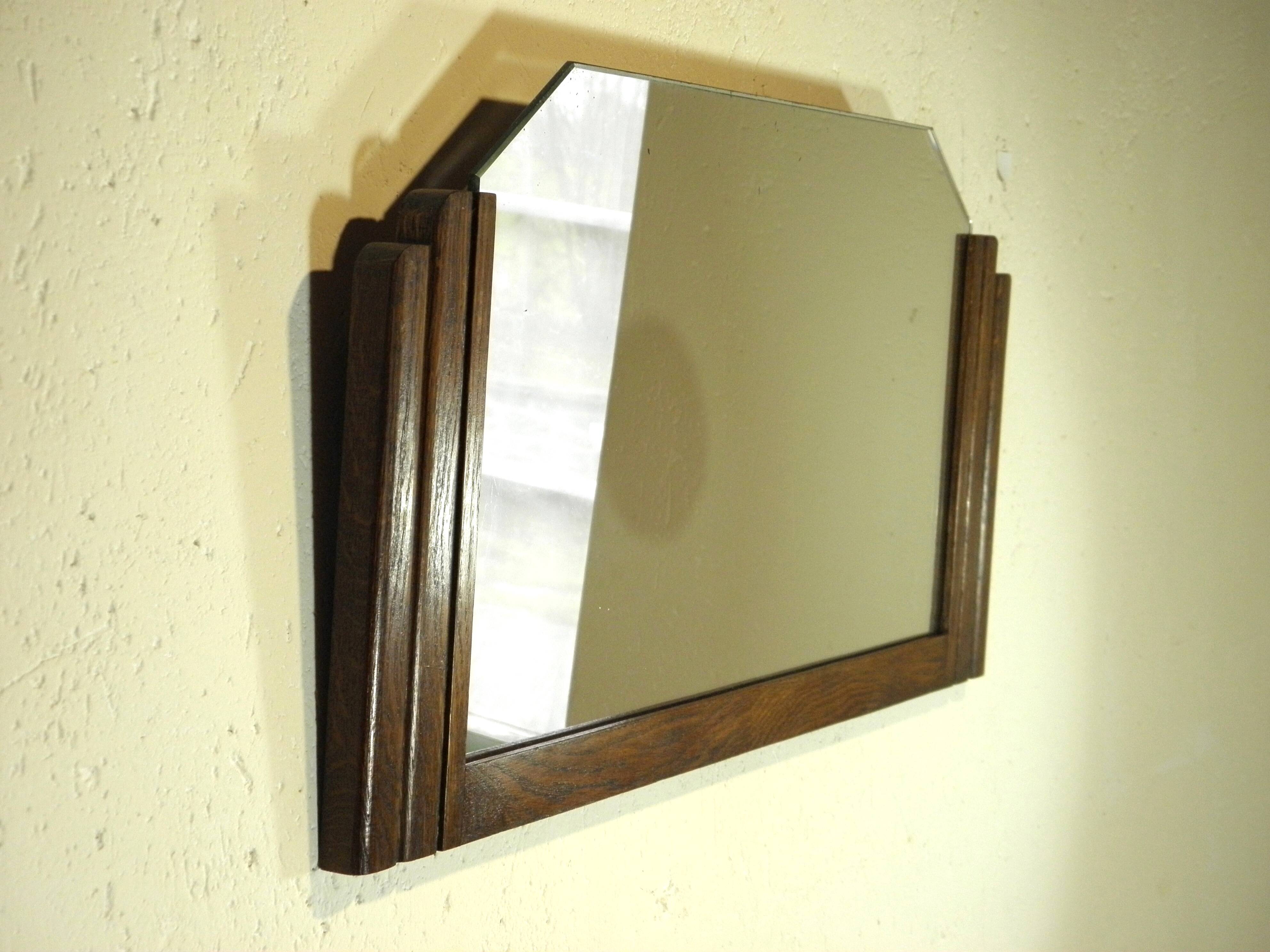 Art Deco wall mirror 74 x 39 cm