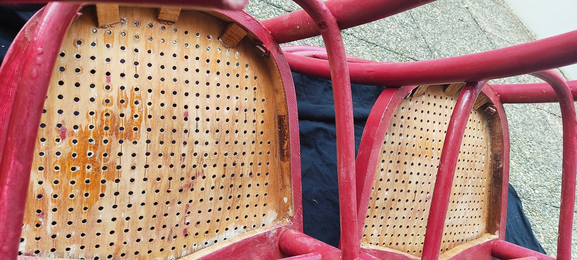 4 antique thonet bistro chairs made in czechoslovakia, years: 1922-1940.
