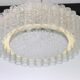 Doria suspension in Murano glass tubes with brass surround, Germany, 1960s.