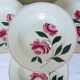 Set of 4 soup plates from Printemps Paris, Essonnes model 210619