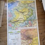 Map of the old school map of the Paris Basin