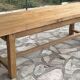 Solid oak farmhouse table