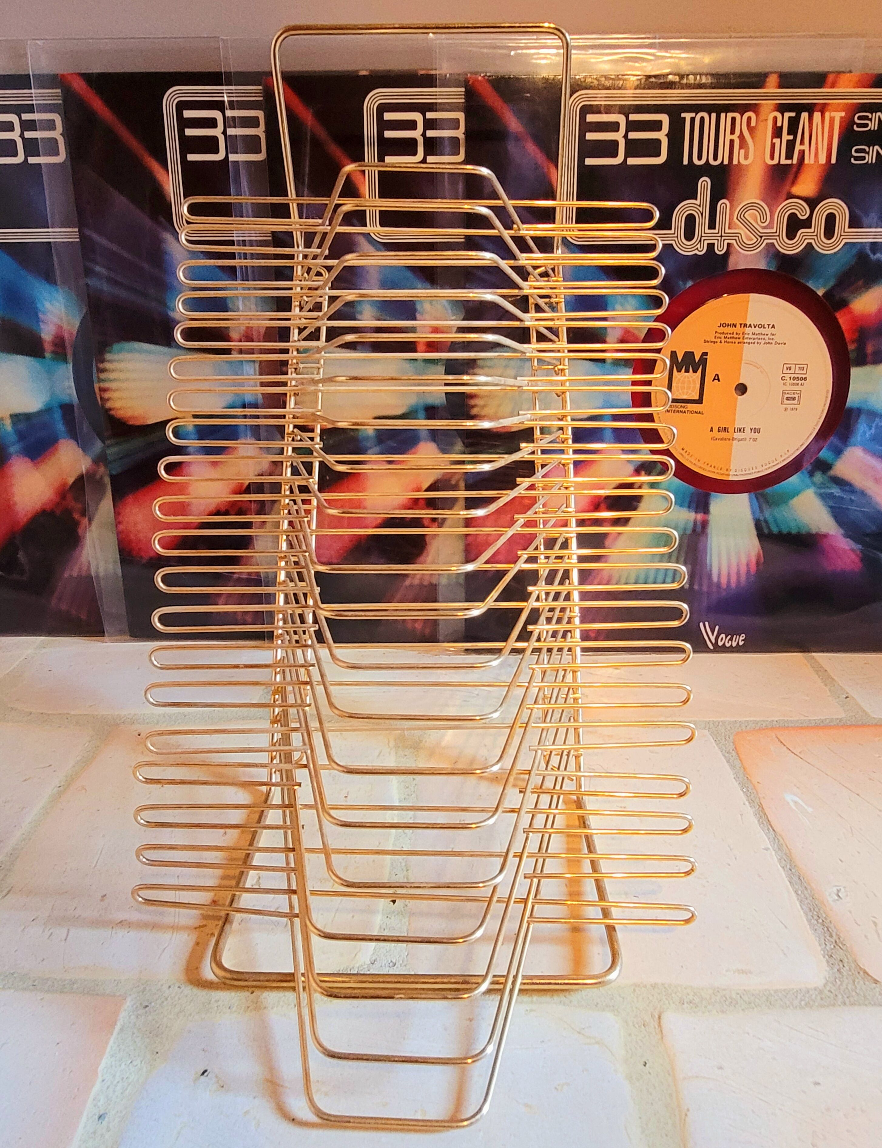 Vinyl records holder vintage record holders from the 60s