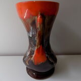 Vallauris vase with double handles