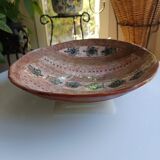 large ceramic fruit bowl with ethnic and turtle decoration 2007