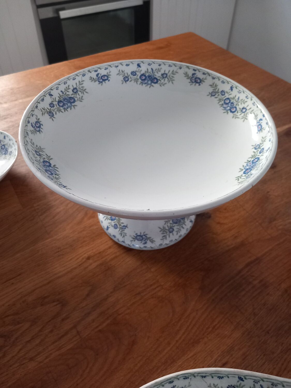 Set 4 pieces iron earth. Marguerites u&c sarreguemines