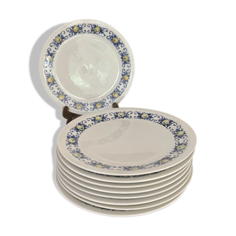 4 assiettes à dessert Villeroy & Boch Cadiz vintage