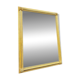 Miroir Rectangulaire En Bois Et Stuc Doré De Style Louis XVI