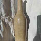 Vintage enamelled stoneware bottle