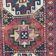 Carpet old caucasian kazak Hall 102 x 274 CM