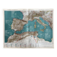 Old map of the Western Mediterranean — Trade routes | France