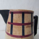 Pichet Hbcm faience ancienne Bearn Creil Montereau
