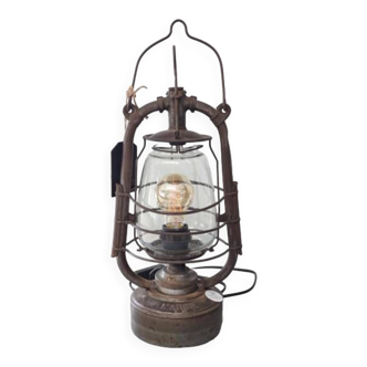 Light fixture, old marine lantern, storm lamp