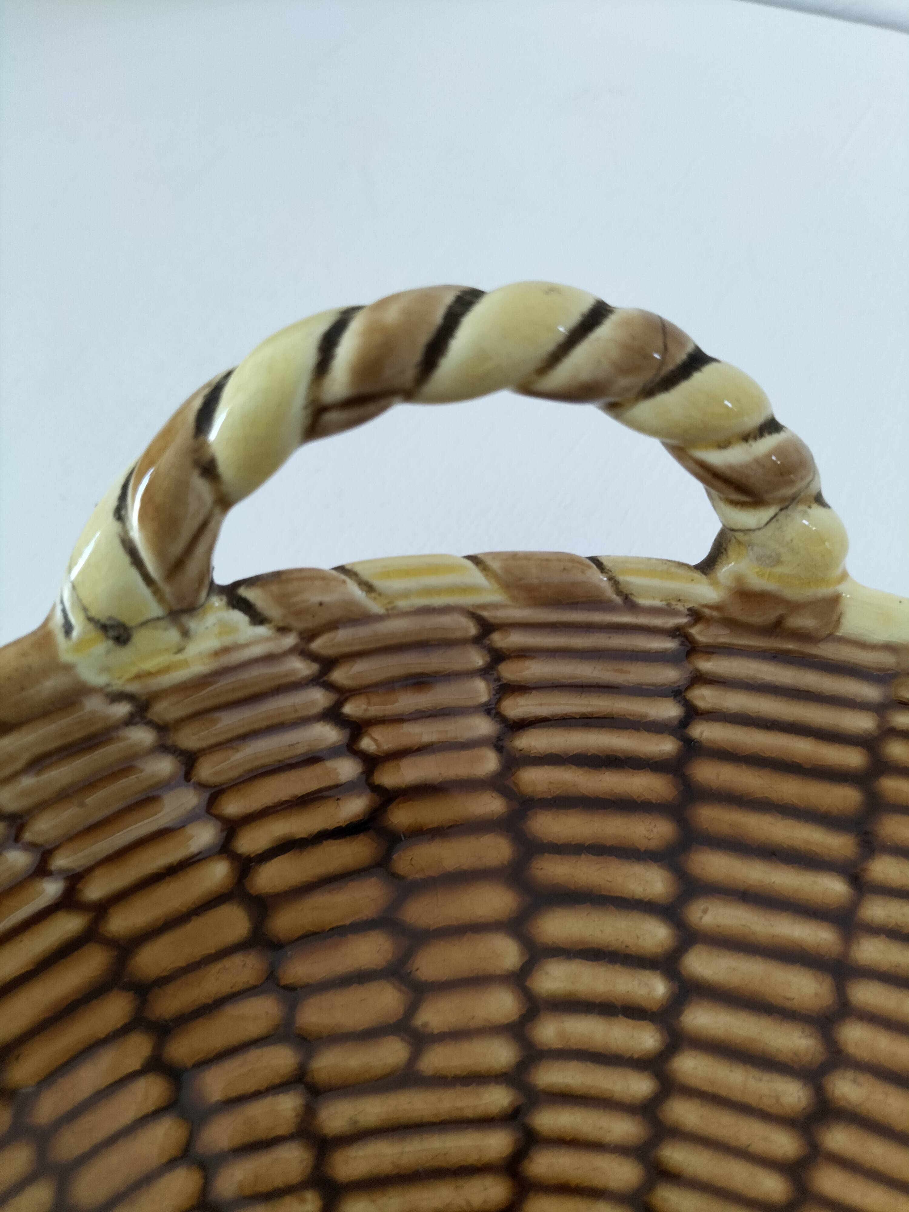 Old Sarreguemines smoking tray – rare model