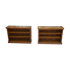 Pair of solid oak bookshelves from the 1920s.