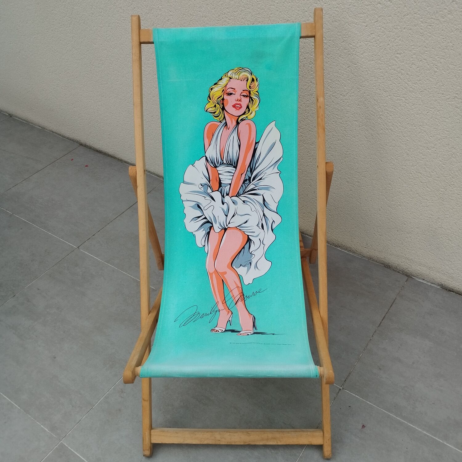 Vintage deckchair
