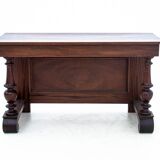 Antique console with mirror, Northern Europe, circa 1900.