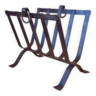 Brutalist magazine rack, 1950.