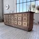Meuble de métier 1950 en pin