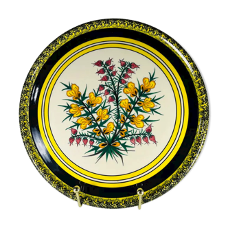 Cake dish Henriot Quimper Vintage breton 1950