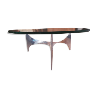 Table basse de Knut Hesterberg en aluminium