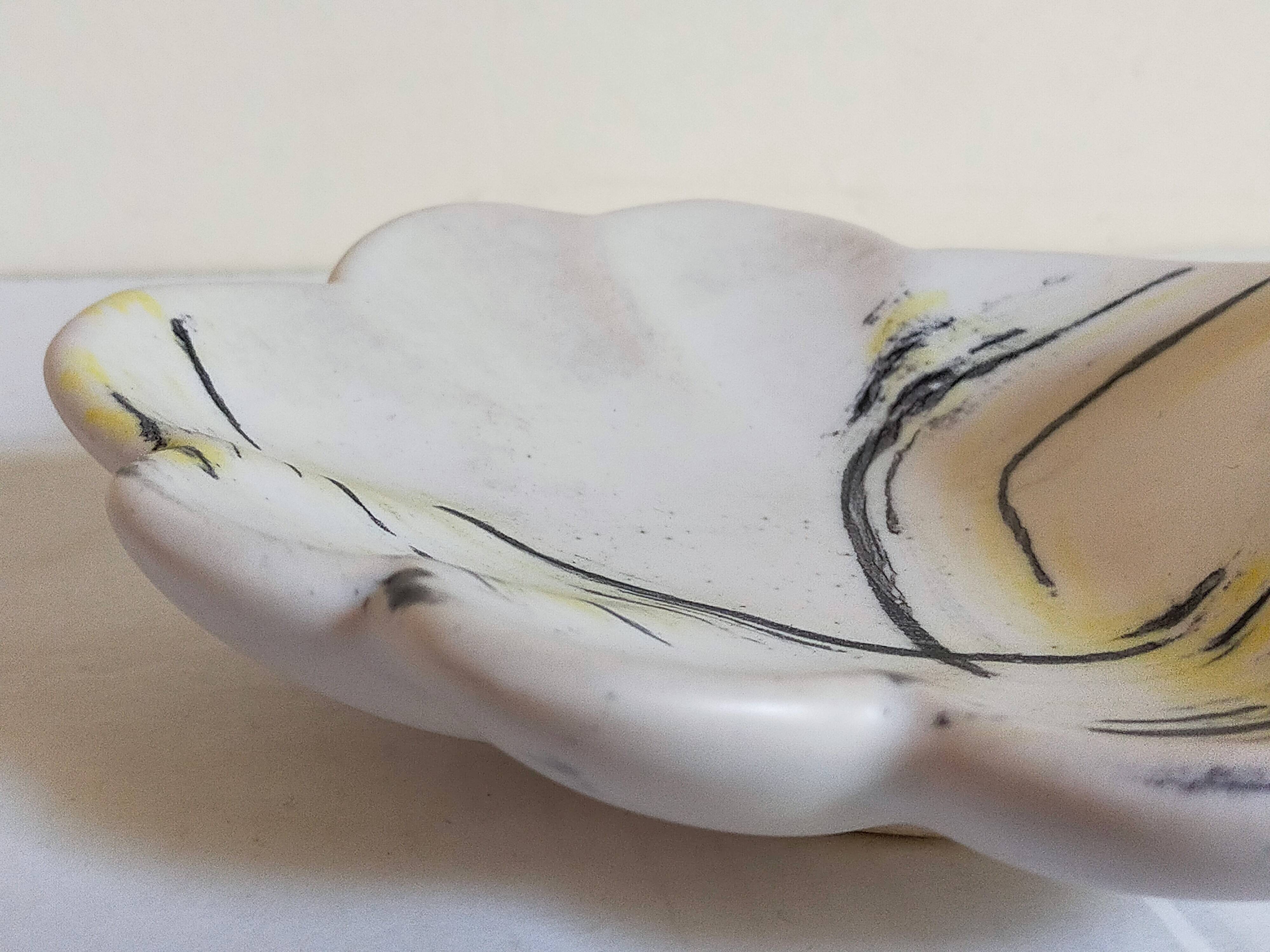 Vallauris ceramic pocket tray from the 1950s