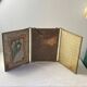 Vintage barber triptych mirror