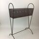 Planter in iron and perforated metal