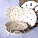 Vintage Bernardaud Limoges porcelain dessert plates