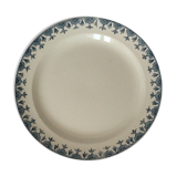 Round dish Terre de Fer navy blue L G model Doullens