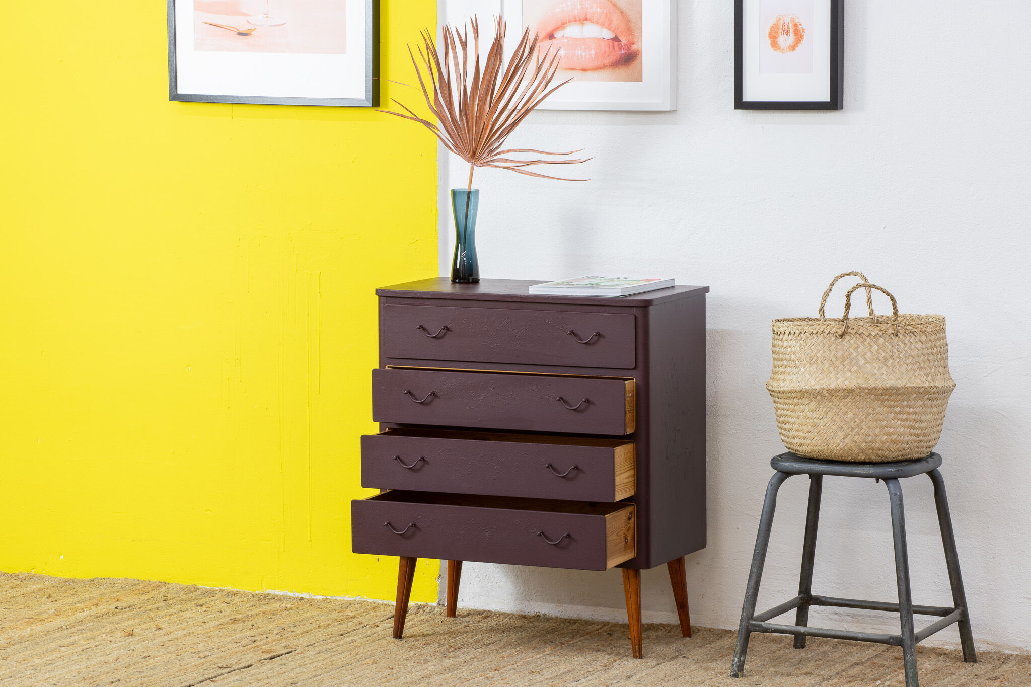 Commode scandinave vintage – 65 cm